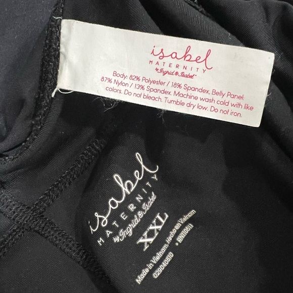 Isabel Maternity Athletic Maternity Capris w/ Over Belly Panel size XXL - Picture 4 of 5